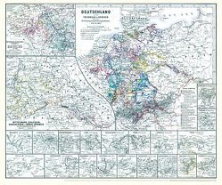 Historische Karte: DEUTSCHLAND 1742-1803 – Siebenjähriger Krieg 1756–1763 (Plano) von Harald,  Rockstuhl, Hassenstein,  Bruno, Spruner,  Karl von