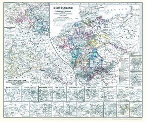 Historische Karte: DEUTSCHLAND 1742-1803 – Siebenjähriger Krieg 1756–1763 (Plano) von Harald,  Rockstuhl, Hassenstein,  Bruno, Spruner,  Karl von