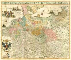Historische Karte: DEUTSCHLAND um 1630 [gerollt auf 2 Bögen] von Blaeu,  Willem Janszoon