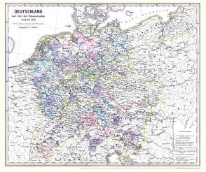 Historische Karte: DEUTSCHLAND zur Zeit der Hohenstaufen und bis 1273 (Plano) von Hein,  F., Lindner,  Th, Rockstuhl,  Harald, Spruner,  Karl von