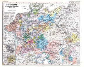 Historische REFORMATIONSKARTE: Die Reformation – DEUTSCHLAND 1492 bis 1618 (Plano) von Rockstuhl,  Harald, Spruner,  Karl von