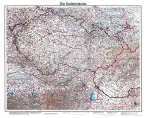 Historische Karte: Die Sudetenländer, 1938 (Plano) von Rockstuhl,  Harald