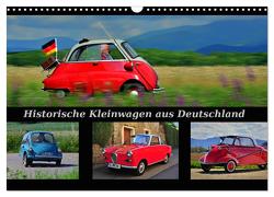 Historische Kleinwagen aus Deutschland (Wandkalender 2024 DIN A3 quer), CALVENDO Monatskalender von Laue,  Ingo