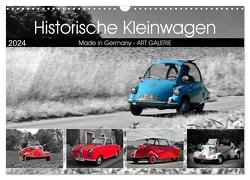 Historische Kleinwagen Made in Germany ART GALERIE (Wandkalender 2024 DIN A3 quer), CALVENDO Monatskalender von Laue,  Ingo