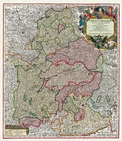 Historische Landkarte: Bayern 1741 – Ober- und Niederbayern mit der Oberpfalz und dem Erzstift Salzburg von Seutter,  Matthäus