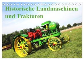 Historische Landmaschinen und Traktoren (Tischkalender 2024 DIN A5 quer), CALVENDO Monatskalender von Kraaibeek,  Peter