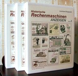 Historische Rechenmaschinen-Anzeigen von Dingwerth,  Leonhard