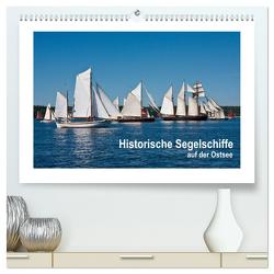 Historische Segelschiffe auf der Ostsee (hochwertiger Premium Wandkalender 2024 DIN A2 quer), Kunstdruck in Hochglanz von Carina-Fotografie,  Carina-Fotografie