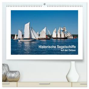 Historische Segelschiffe auf der Ostsee (hochwertiger Premium Wandkalender 2024 DIN A2 quer), Kunstdruck in Hochglanz von Carina-Fotografie,  Carina-Fotografie