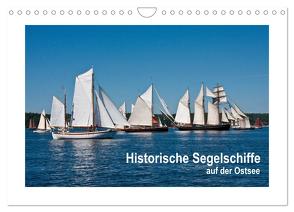 Historische Segelschiffe auf der Ostsee (Wandkalender 2024 DIN A4 quer), CALVENDO Monatskalender von Carina-Fotografie,  Carina-Fotografie