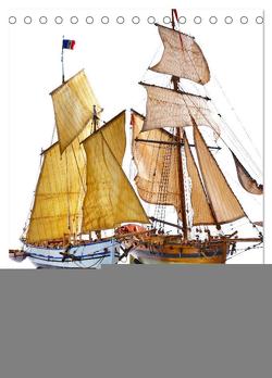 Historische Segelschiffe – Modellbau (Tischkalender 2024 DIN A5 hoch), CALVENDO Monatskalender von Hergenhan,  Georg