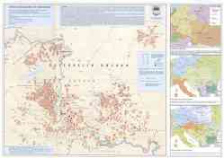 Historische Siedlungskarte der Donauschwaben von Kopp-Krumes,  Magdalena, Sonnleitner,  Hans