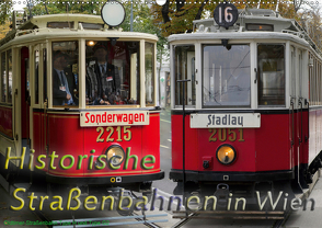 Historische Straßenbahnen in WienAT-Version (Wandkalender 2021 DIN A2 quer) von Werner,  Boris