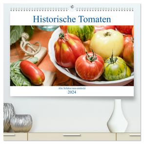 Historische Tomaten – Alte Schätze neu entdeckt (hochwertiger Premium Wandkalender 2024 DIN A2 quer), Kunstdruck in Hochglanz von Meyer,  Dieter