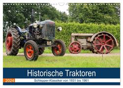 Historische Traktoren 2024 (Wandkalender 2024 DIN A3 quer), CALVENDO Monatskalender von Deters,  Hendrik