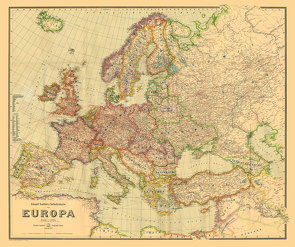 Historische Verkehrskarte von EUROPA 1941 [gerollt] von Rockstuhl,  Harald