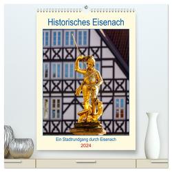 Historisches Eisenach (hochwertiger Premium Wandkalender 2024 DIN A2 hoch), Kunstdruck in Hochglanz von Brack,  Roland