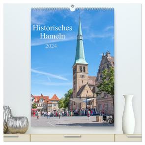 Historisches Hameln (hochwertiger Premium Wandkalender 2024 DIN A2 hoch), Kunstdruck in Hochglanz von pixs:sell,  pixs:sell