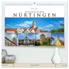 Historisches Nürtingen 2024 (hochwertiger Premium Wandkalender 2024 DIN A2 quer), Kunstdruck in Hochglanz von Feix,  Marc