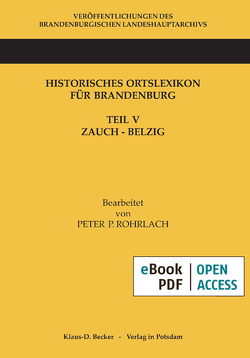 Historisches Ortslexikon für Brandenburg von Enders †,  Lieselott