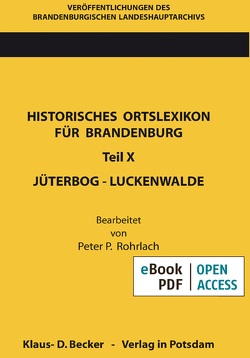 Historisches Ortslexikon für Brandenburg von Rohrlach,  Peter P