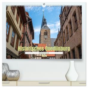 Historisches Quedlinburg – Sachsen-Anhalt (hochwertiger Premium Wandkalender 2024 DIN A2 quer), Kunstdruck in Hochglanz von pixs:sell,  pixs:sell