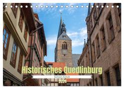 Historisches Quedlinburg – Sachsen-Anhalt (Tischkalender 2024 DIN A5 quer), CALVENDO Monatskalender von pixs:sell,  pixs:sell
