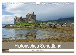 Historisches Schottland (Wandkalender 2024 DIN A4 quer), CALVENDO Monatskalender von Potratz,  Andrea