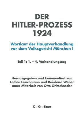 HITLER-PROZEß 1924 TL.1