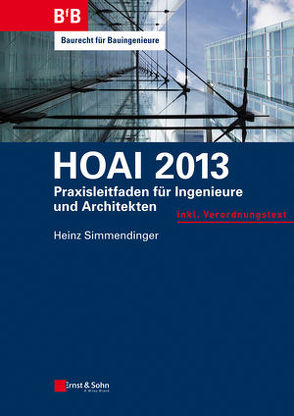 HOAI 2013 von Simmendinger,  Heinz