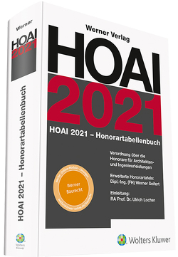 HOAI 2021 Honorartabellenbuch von Locher,  Ulrich, Seifert,  Werner