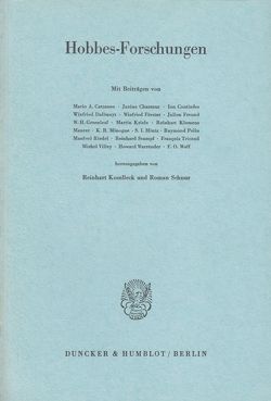 Hobbes-Forschungen. von Koselleck,  Reinhart, Schnur,  Roman