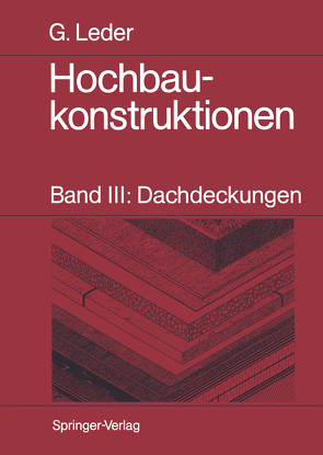 Hochbaukonstruktionen von Leder,  Gerhard