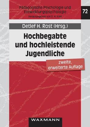 Hochbegabte und hochleistende Jugendliche von Rost,  Detlef H.