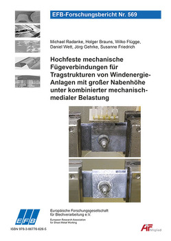 Hochfeste mechanische Fügeverbindungen für Tragstrukturen von Windenergieanlagen mit großer Nabenhöhe unter kombinierter mechanisch-medialer Belastung von Brauns,  Holger, Flügge,  Wilko, Friedrich,  Susanne, Gehrke,  Jörg, Radanke,  Michael, Wett,  Daniel