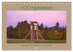 HOCHgesessen (Tischkalender 2024 DIN A5 quer), CALVENDO Monatskalender von Münzel-Hashish,  Angela