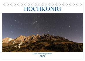 HOCHKÖNIG – Gipfel der Salzburger Alpen (Tischkalender 2024 DIN A5 quer), CALVENDO Monatskalender von Fotografie,  ferragsoto