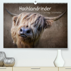 Hochlandrinder – Zottelige Schönheiten (Premium, hochwertiger DIN A2 Wandkalender 2023, Kunstdruck in Hochglanz) von Moeckel,  Claudia
