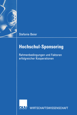 Hochschul-Sponsoring von Beier,  Stefanie