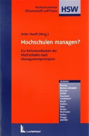 Hochschulen managen? von Hanft,  Anke