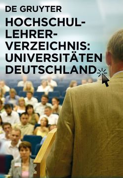 Hochschullehrer Verzeichnis / Universitäten Deutschland von Deutscher Hochschulverband