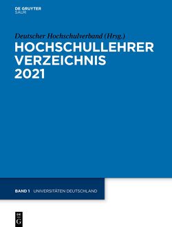 Hochschullehrer Verzeichnis / Universitäten Deutschland von Deutscher Hochschulverband