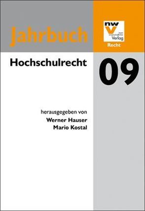Hochschulrecht von Hauser,  Werner, Kostal,  Mario