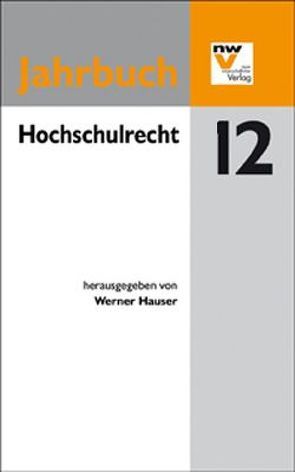 Hochschulrecht von Hauser,  Werner