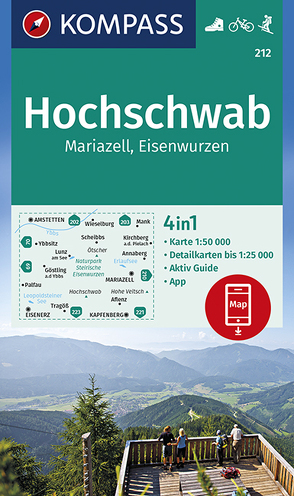 KOMPASS Wanderkarte Hochschwab, Mariazell, Eisenwurzen von KOMPASS-Karten GmbH