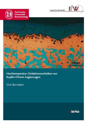 Hochtemperatur-Oxidationsverhalten von Kupfer-Chrom-Legierungen von Berndzen,  Dirk