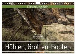 Höhlen, Grotten, Boofen – Elbsandstein (Wandkalender 2024 DIN A4 quer), CALVENDO Monatskalender von Walther,  Kevin