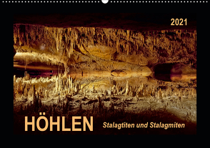 Höhlen, Stalaktiten und Stalagmiten (Wandkalender 2021 DIN A2 quer) von Roder,  Peter