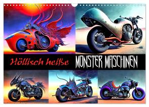 Höllisch heiße Monster Maschinen (Wandkalender 2024 DIN A3 quer), CALVENDO Monatskalender von glandarius,  Garrulus