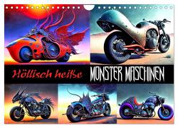 Höllisch heiße Monster Maschinen (Wandkalender 2024 DIN A4 quer), CALVENDO Monatskalender von glandarius,  Garrulus